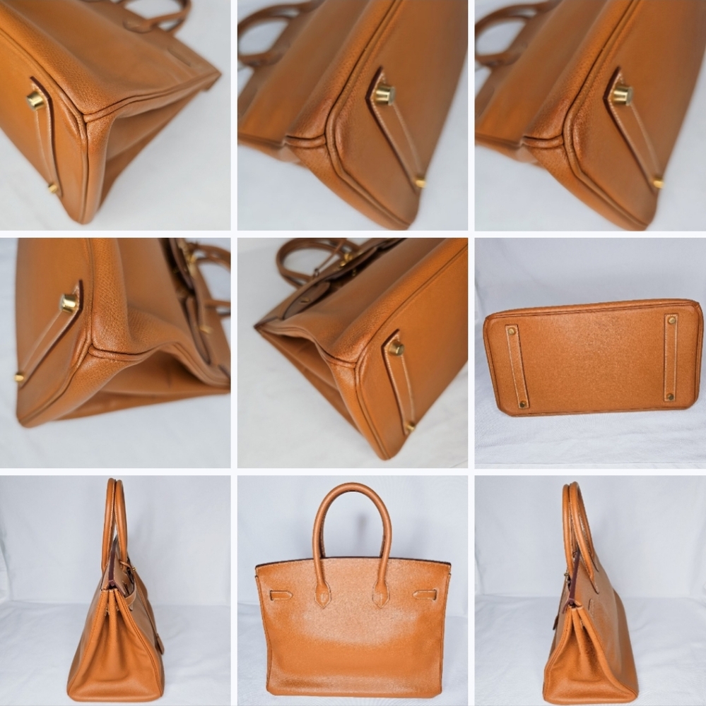 ❤️ SOLD ❤️ Hermès Gold Courchevel Birkin 35 Gold Hardware, 2004 - Picture 17 of 17